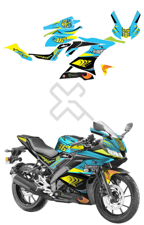 R15 V3 Full Body Sticker | R15S Shark Edition Sticker